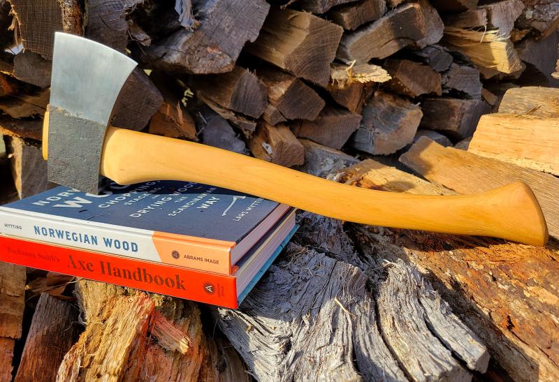 The ax and the aptly named books my wife sarcastically purchased for me are the inspiration for the column title. CHRIS FLOOD PHOTO